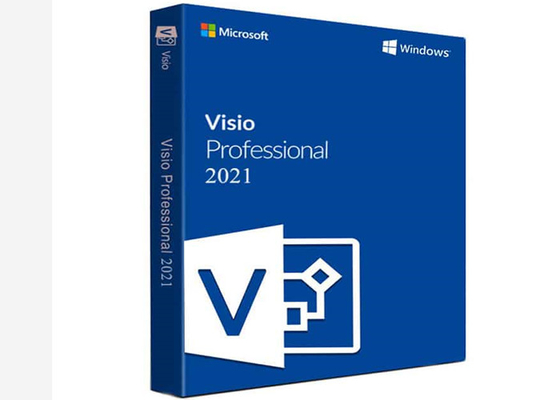 1.6 GHz Microsoft Visio Professional 2021 लाइसेंस 1 डिवाइस Windows 11