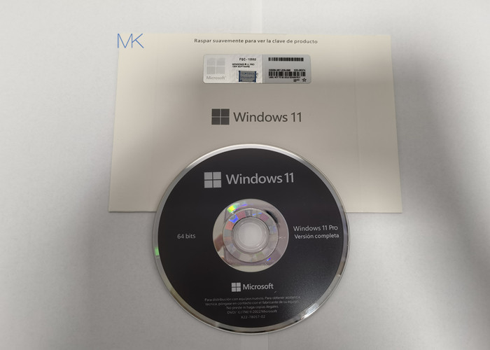22H2 संस्करण माइक्रोसॉफ्ट विंडोज 11 प्रोफेशनल डीवीडी फुल पैकेज स्पेनिश इंस्टॉलेशन डेटा के साथ