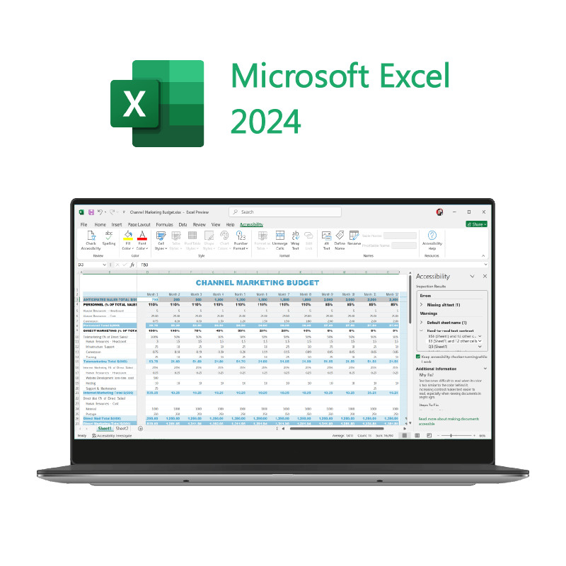 Microsoft Office 2024 होम एंड बिजनेस डिजिटल उत्पाद कुंजी के साथ अपने कार्यालय को आसानी से प्रबंधित करें