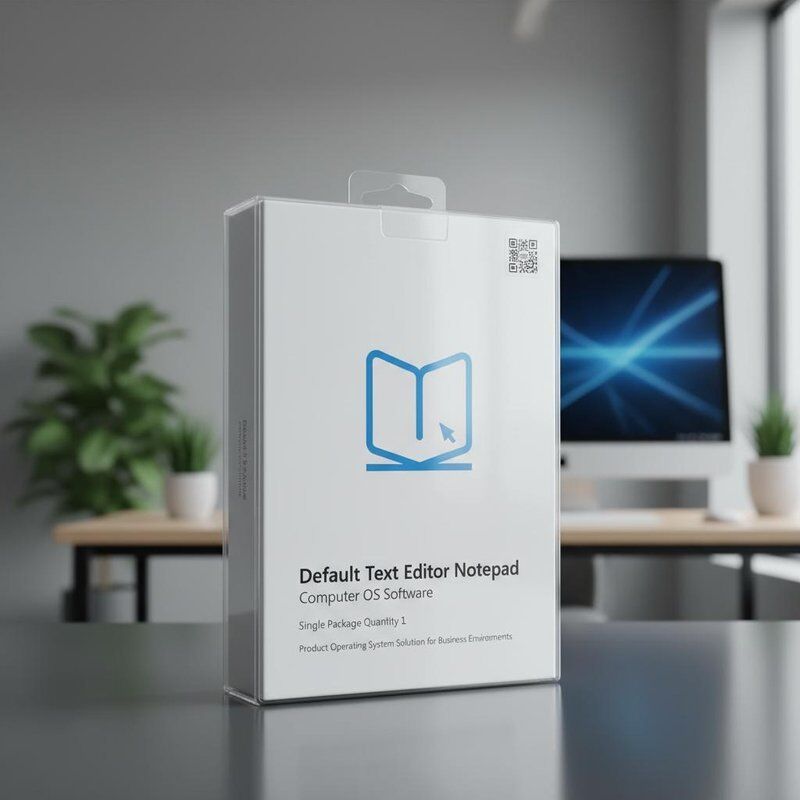 डिफ़ॉल्ट टेक्स्ट एडिटर नोटपैड कंप्यूटर ओएस सॉफ्टवेयर एकल पैकेज मात्रा 1 उत्पाद व्यावसायिक वातावरण के लिए ऑपरेटिंग सिस्टम समाधान